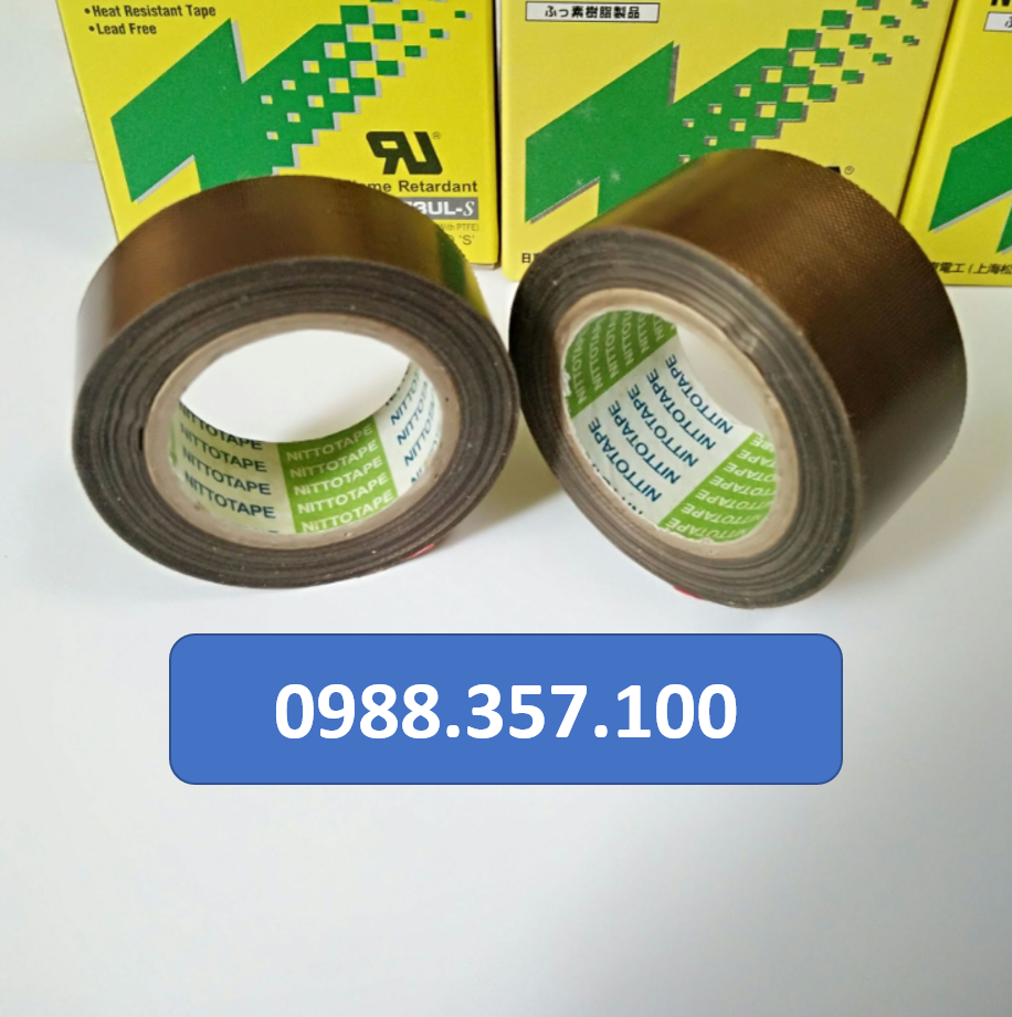5 Băng dính nhiệt Nitto 973 UL kích thước 0,13mm x 50mm x 10m - Ảnh 4